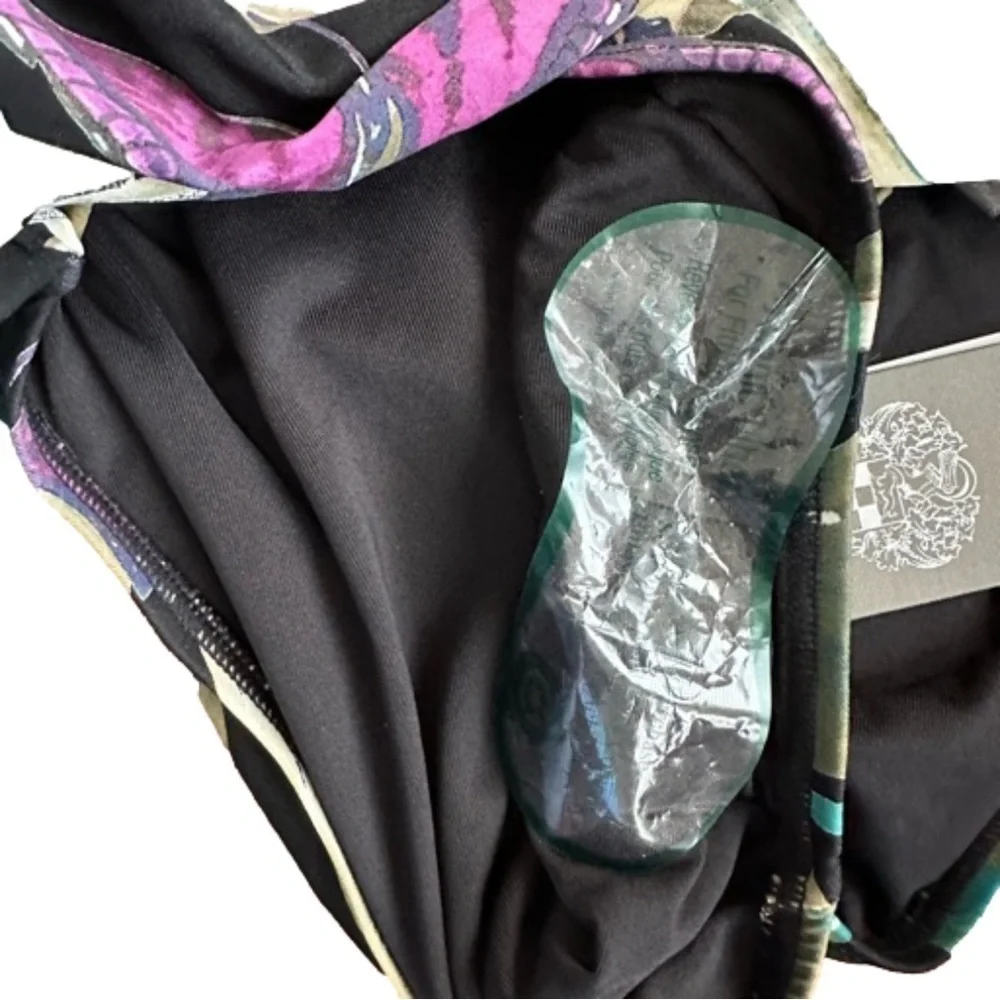 Vince Camuto plunging v neck open back swimsuit - Picture 4 of 4